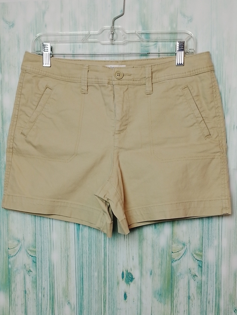 Slimming Pockets St John's Bay Tan Shorts Size 10